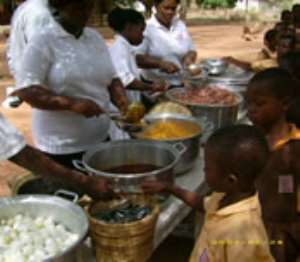 GH8 million released for school feeding programme